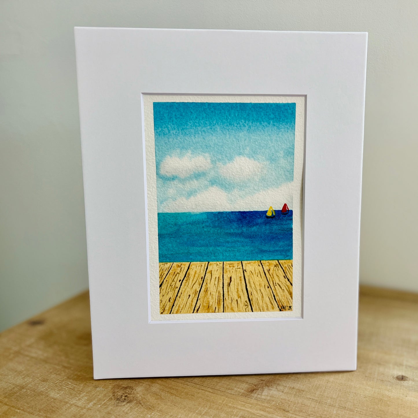 "Dockside" Original Watercolor