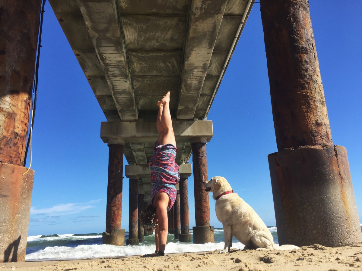 Mallory Paige and Baylor - Operation Moto Dog in the Outer Banks