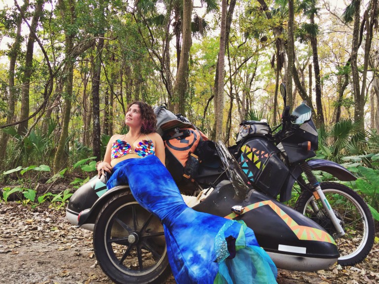 Mallory Danger Paige is a Motorcycle Mermaid