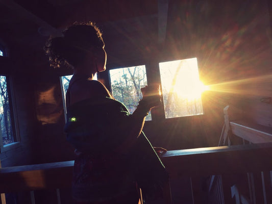 Mallory Paige enjoys the Georgian Cabin