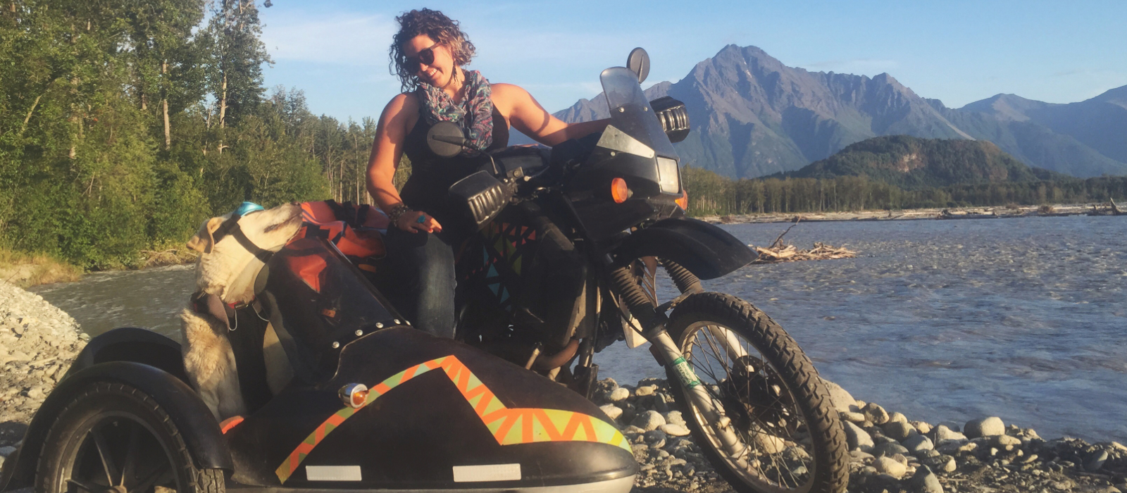 Mallory Paige & Baylor the Motorcycle Dog - Operation Moto Dog